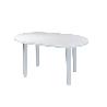 MESA RESINA OVAL 130X90 CM BLANCA 4020