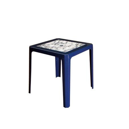 MESA APILABLE 70X70 CM AZUL MARMOL 4025