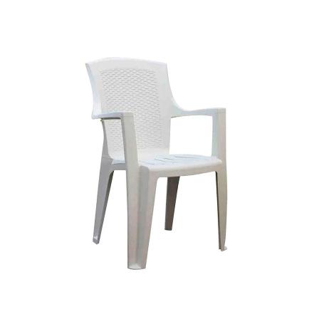 SILLON RESINA EDEN RATTAN BLANCO