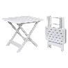 MESA PLEGABLE TEVERE 79X72 CM BLANCA