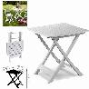 MESA PLEGABLE TEVERE 79X72 CM BLANCA
