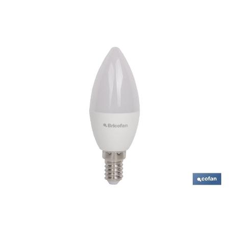 BOMBILLA LED 5W VELA E14 220º 400LM 3000K