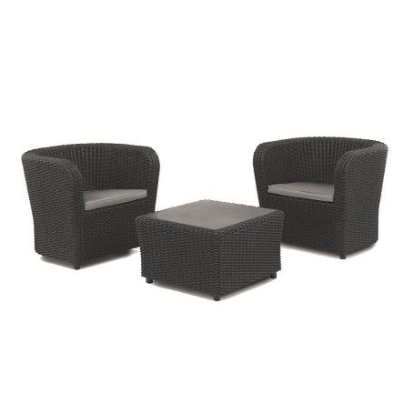 TRESILLO NOVA TETE A TETE GRAFITO