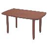 MESA RECTANGULAR 140X90 CM WENGUE 4022W