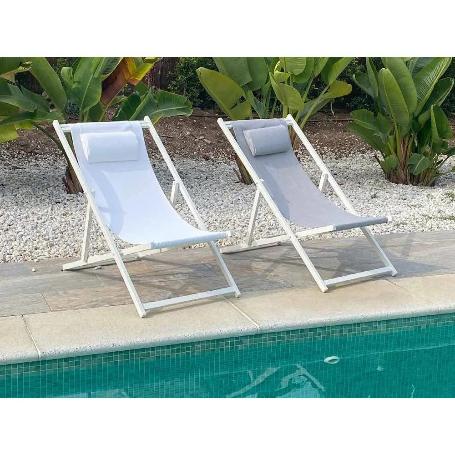 PLAYERA PLEGABLE ALUMINIO SOL ANTRACITA 98X59X96 CM