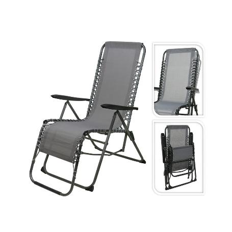 SILLON POSICIONES METAL GRIS