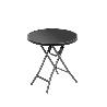 MESA REDONDA PLEGABLE 85 CM ANTRACITA/GRIS