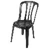 SILLA RESINA BISTRO ANTRACITA 8070A