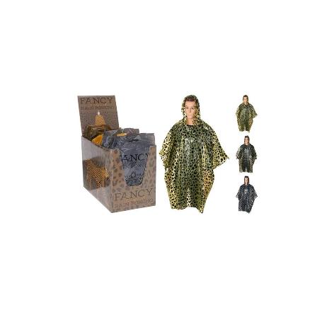 PONCHO ADULTO DECORADO SURTIDO
