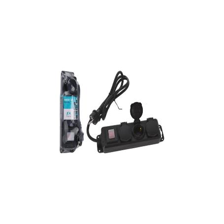 BASE 3 ENCHUFES EXTERIOR ALARGADOR 150 CM