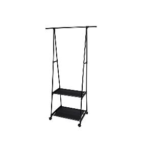 PERCHERO RUEDAS 2 BALDAS 55/85X45X157 CM