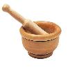 MORTERO MADERA CON MANGO 12 CM