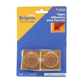 TOPE PUERTA BASE MADERA ADH. 2 UD MARRON