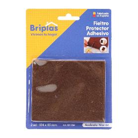 FIELTRO ADH 2 CUADRADOS 104X85MM MARRON