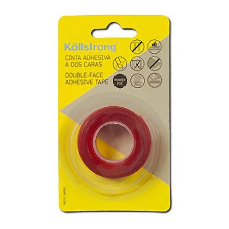 CINTA ADHESIVA 2 CARAS 1,9X150 TRANSPARENTE