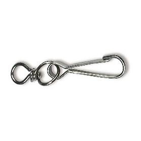 MOSQUETON NIQUEL 80MM CON ANILLA