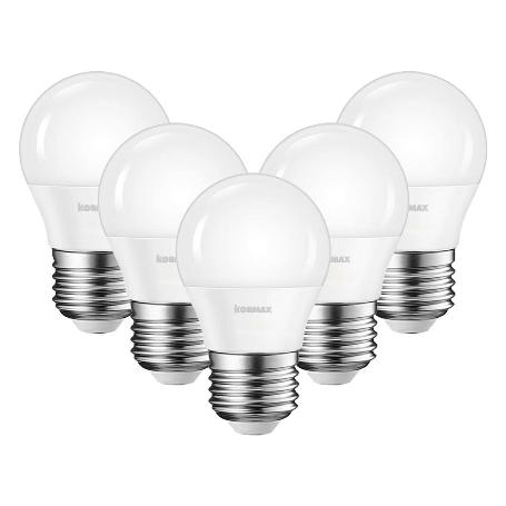LAMPARAS LED G45 7W E27 LUZ FRIA ESFERICA ECORAEE 0,11 INC.