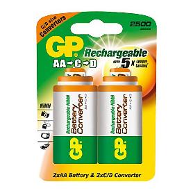 PILAS RECARGABLE COVERTIBLES R20-14-6