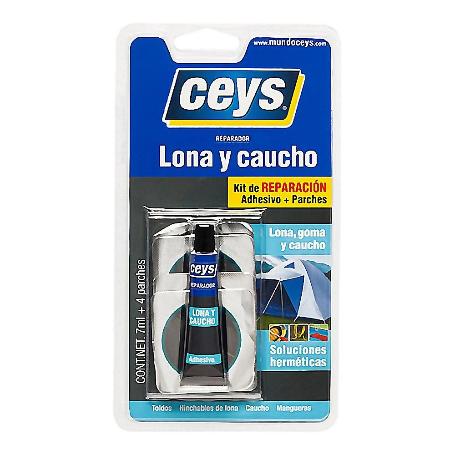 REPARADOR LONA/CAUCHO 7ML+ 4 PARCHES