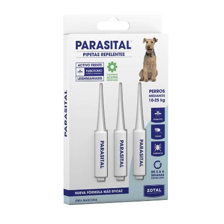 PARASITAL PIPETA PERRO MEDIANO 10-25KG 3ML