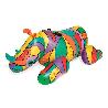 RINOCERONTE HINCHABLE COLORES 201X102 CM 41116