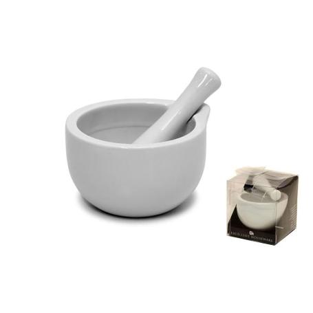 MORTERO MANGO PORCELANA 10X11 CM