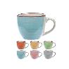 TAZAS CAFE LOZA COLORES 9 CL