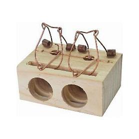 RATONERA MADERA 2 AGUJEROS GRANDE