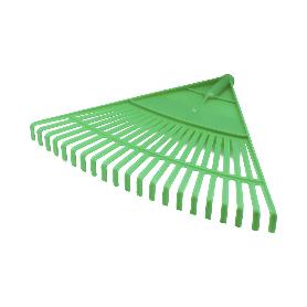 RASTRILLO ABANICO 21P VERDE PLASTICO