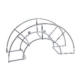 SOPORTE MANGUERA GRIS SUPER GRANDE