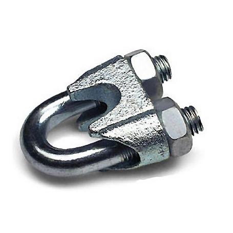 SUJETACABLES GALVANIZADO 6 MM