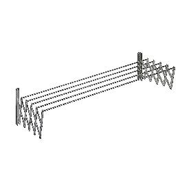 TENDEDERO  EXTENSIBLE 120 CM ALUMINIO