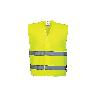 CHALECO FLUORESCENTE AMARILLO T/XL