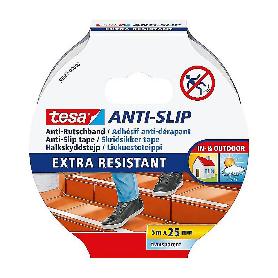 CINTA ANTIDESLIZANTE  5X25MM TRANSPARENTE