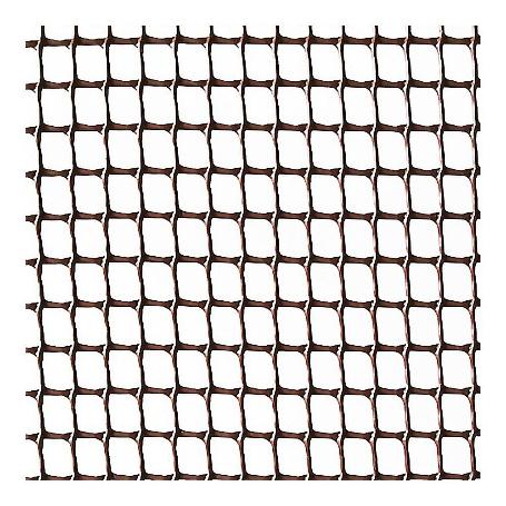 MALLA PLAST. MARRON 10X10MM APROX.