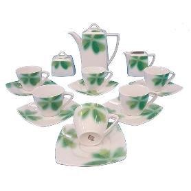 CAFE 27 PIEZAS NOVA TREBOL VERDE