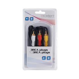 CABLE 3RCA/3RCA