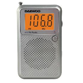 RADIO PORTATIL GRIS PILAS DW1115