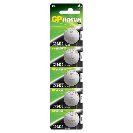 PILA BOTON LITIO CR2430 (BLISTER 5 PILAS)