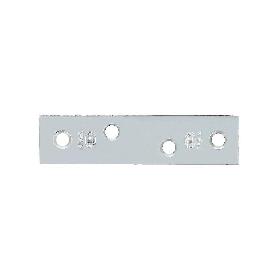 PLACA RECTA BICROMATADA P/REDONDA MEDIDA MM 80MM (CAJA 100)