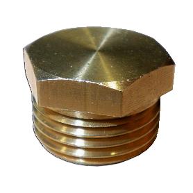 PLUVIA LATON TAPON F290 ROSCA MACHO  DE 3-4 A-310 (CAJA 10 UNIDADES)