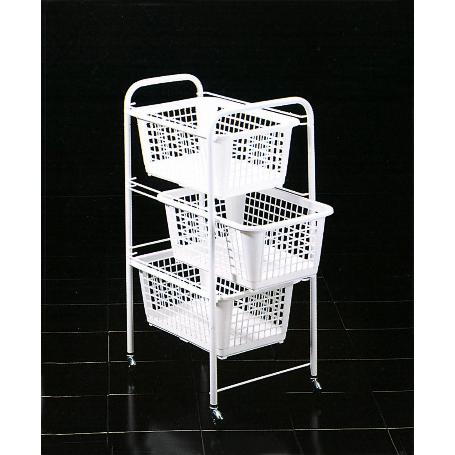 MENAJE METALTEX VERDULERO 3 CESTOS 38X30X68CM S. DIEGO 341803008