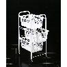 MENAJE METALTEX VERDULERO 3 CESTOS 38X30X68CM S. DIEGO 341803008