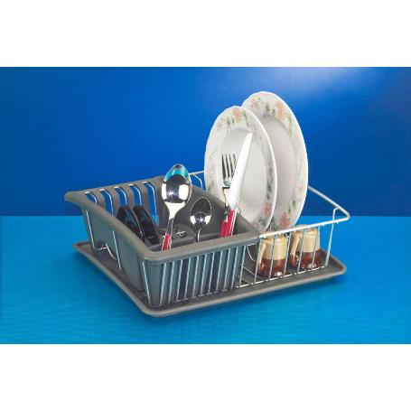 MENAJE METALTEX ESCURREPLATOS+BANDEJA 35X30X12 CM AQUATEX 325026