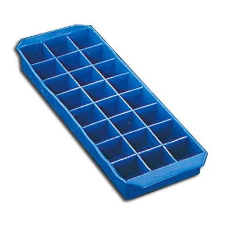 MENAJE METALTEX CUBETA GOMA 8X26 CM   24 CUBITOS HIELO 253526004