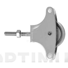 AVL POLEA TENDEDERO 5 ZINC 60 MM ROLDANA METALICO+TORNILLO HR03S (CAJA 25 UNIDADES)