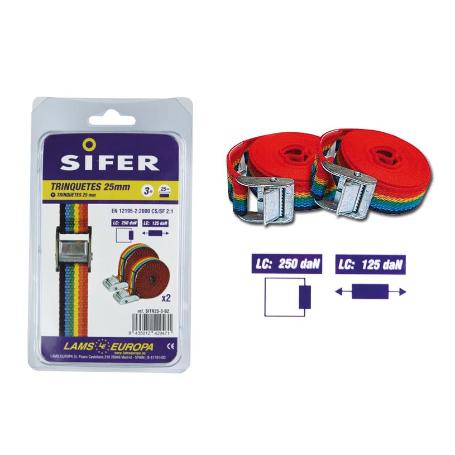 SIFER PONSA TRINQUETE 25 MM 3 M (2 UND) SITR25-3-B2