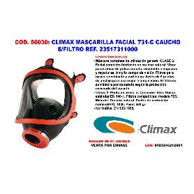 CLIMAX  MASCARILLA FACIAL  731-C CAUCHO SIN FILTRO 725 235173110