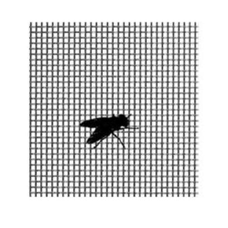 TELA MALLA MOSQUITERA ALUMINIO   60 CMX30 MT    EL ROLLO