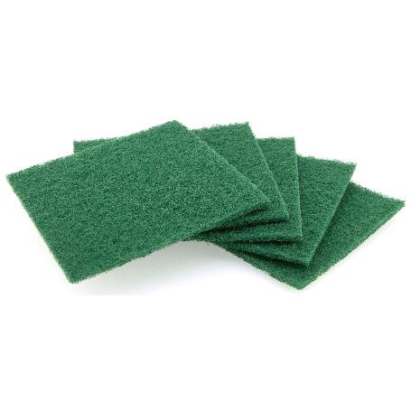 ESTROPAJO FIBRA ABRASIVA SET 5 UNI 15X13.5X0.5CM